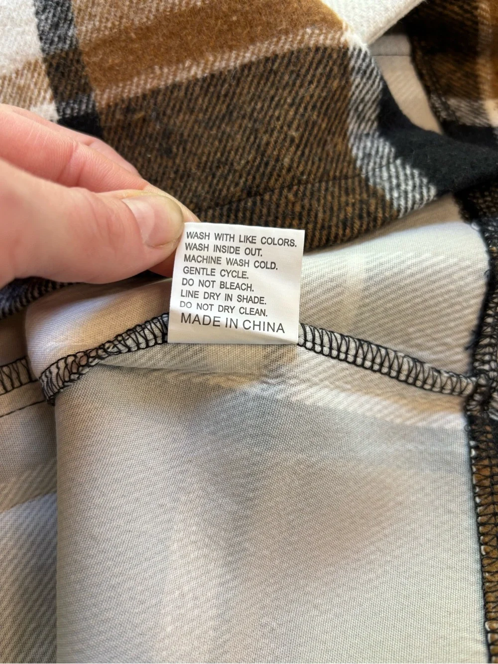 Forever 21 Plaid Mini Skirt in Brown, Black and Cream
